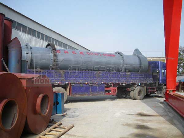 發(fā)往江西高安的鎢酸鈉回轉窯發(fā)貨現(xiàn)場